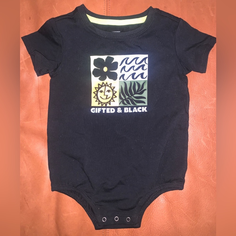 GIFTED & BLACK ONESIE